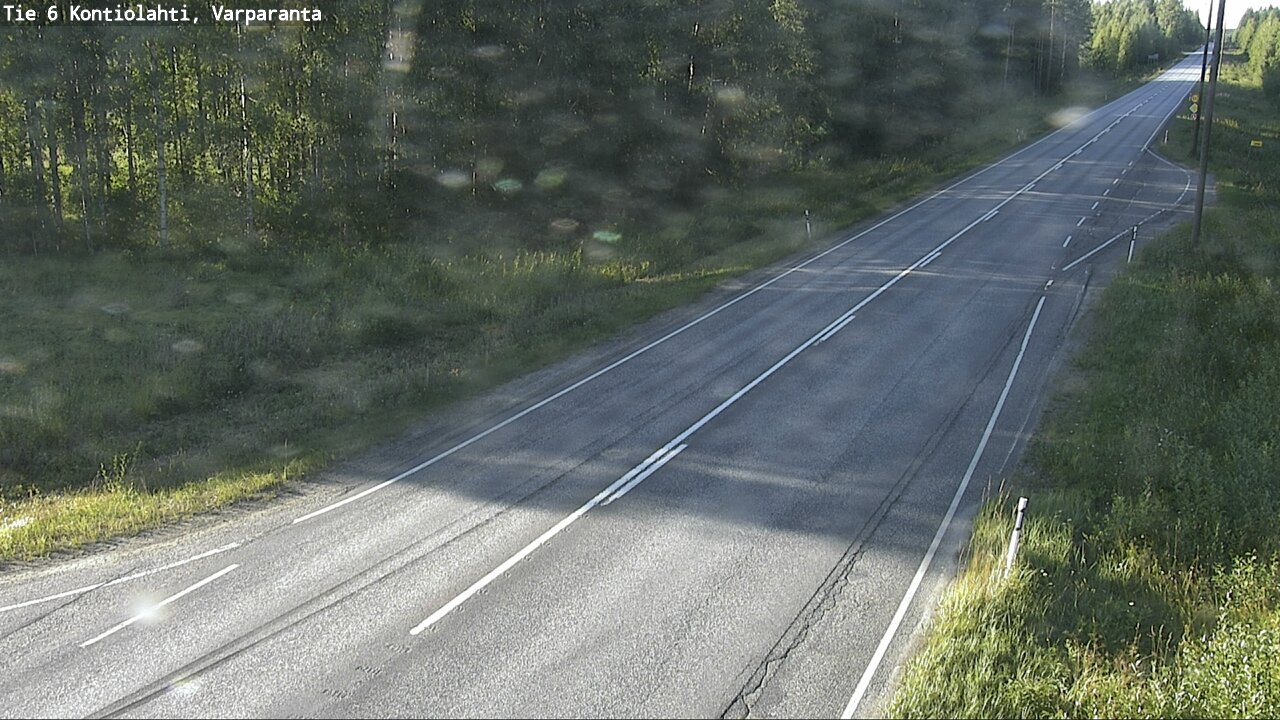 Weather Camera Image Road 6 Kontiolahti, Varparanta, Kontiolahti, Pohjois-Karjala