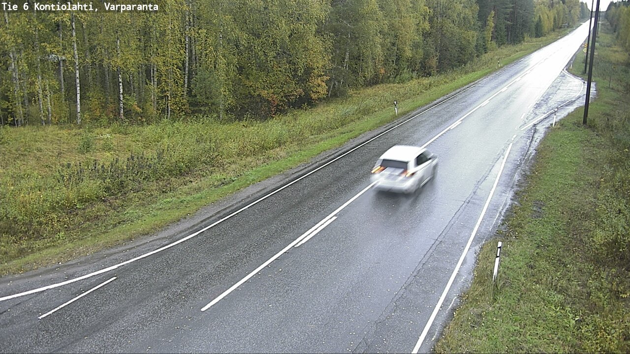 Weather Camera Image Road 6 Kontiolahti, Varparanta, Kontiolahti, Pohjois-Karjala