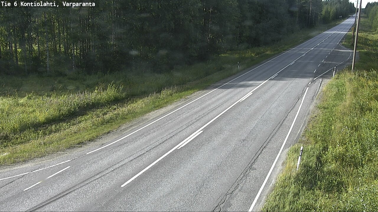 Weather Camera Image Road 6 Kontiolahti, Varparanta, Kontiolahti, Pohjois-Karjala