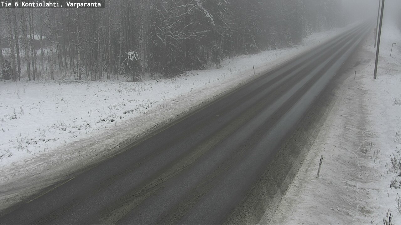 Weather Camera Image Road 6 Kontiolahti, Varparanta, Kontiolahti, Pohjois-Karjala