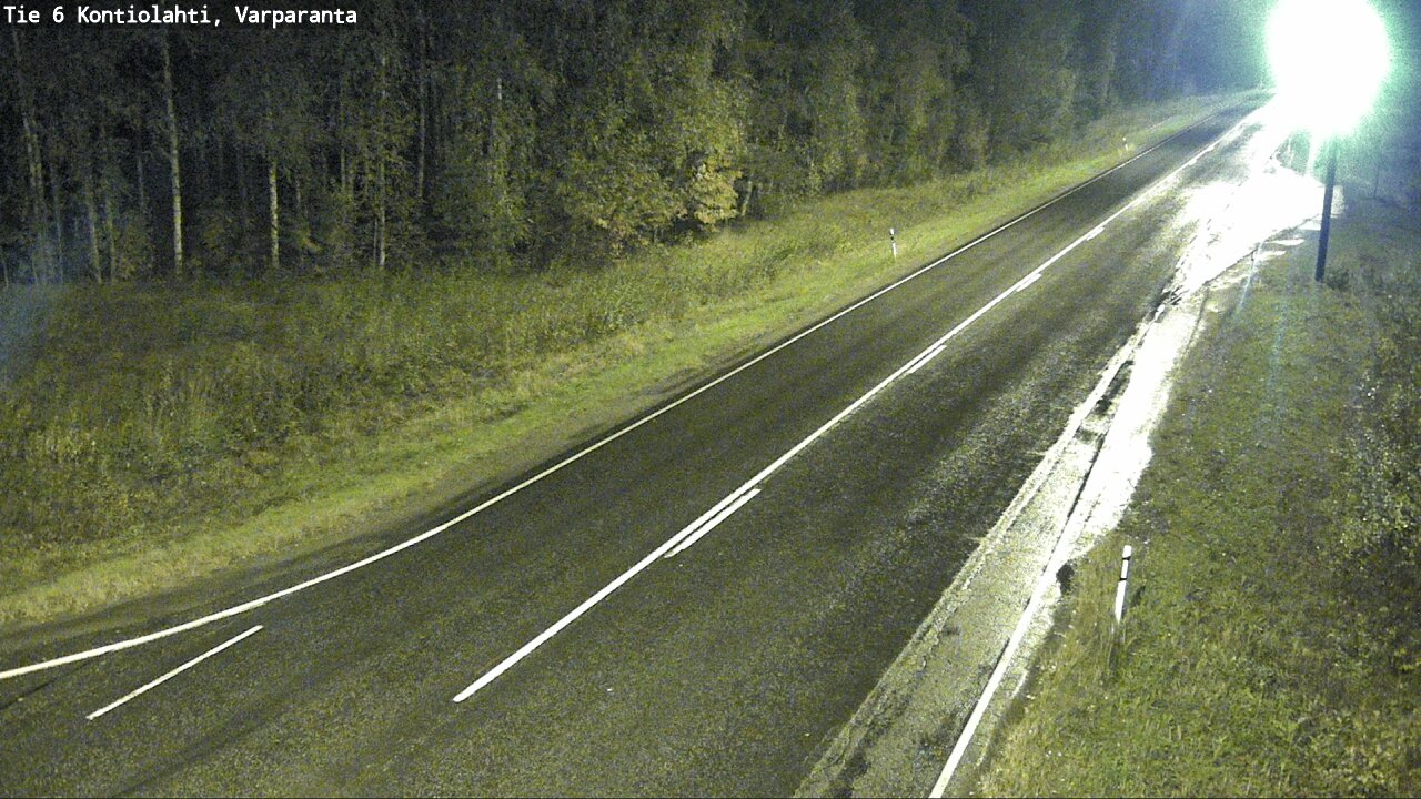 Weather Camera Image Road 6 Kontiolahti, Varparanta, Kontiolahti, Pohjois-Karjala