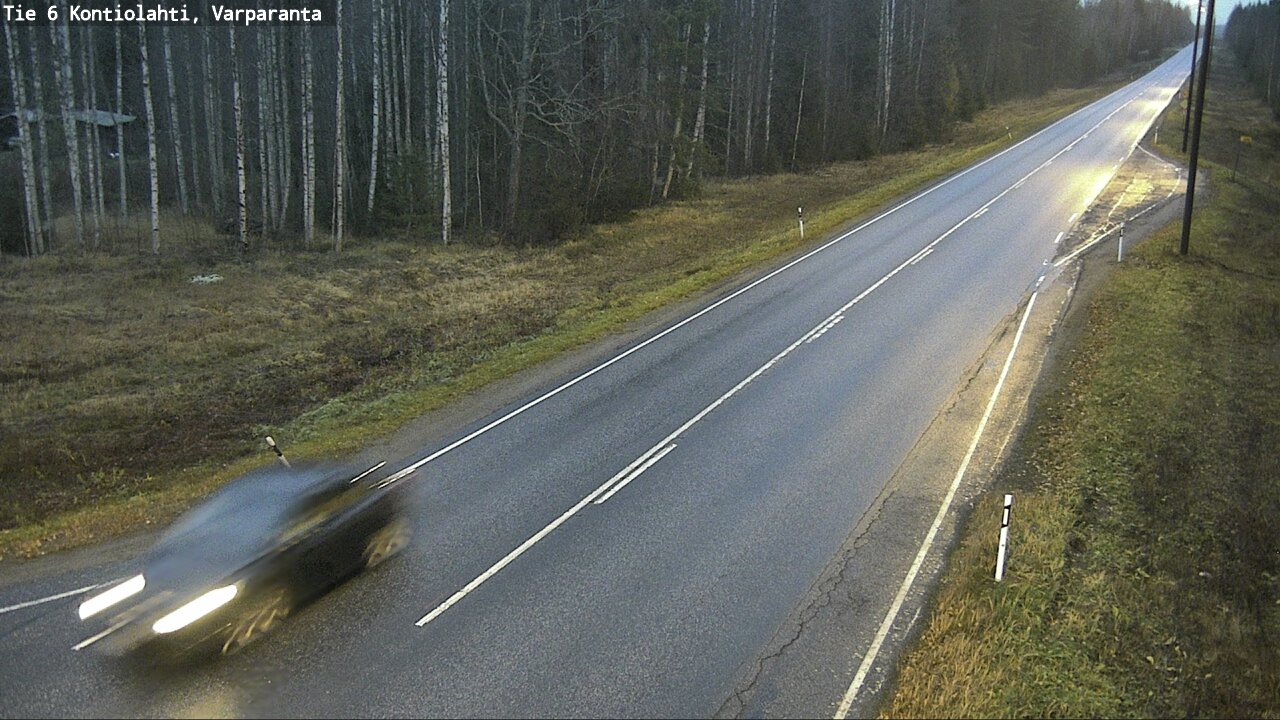 Kelikamerat Kuva Tie 6 Kontiolahti, Varpara, Kontiolahti, Pohjois-Karjala