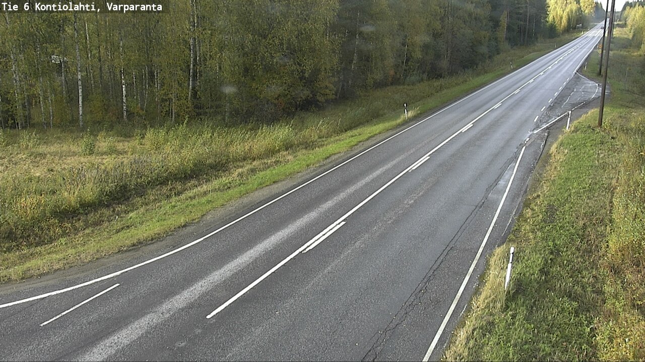 Weather Camera Image Road 6 Kontiolahti, Varparanta, Kontiolahti, Pohjois-Karjala