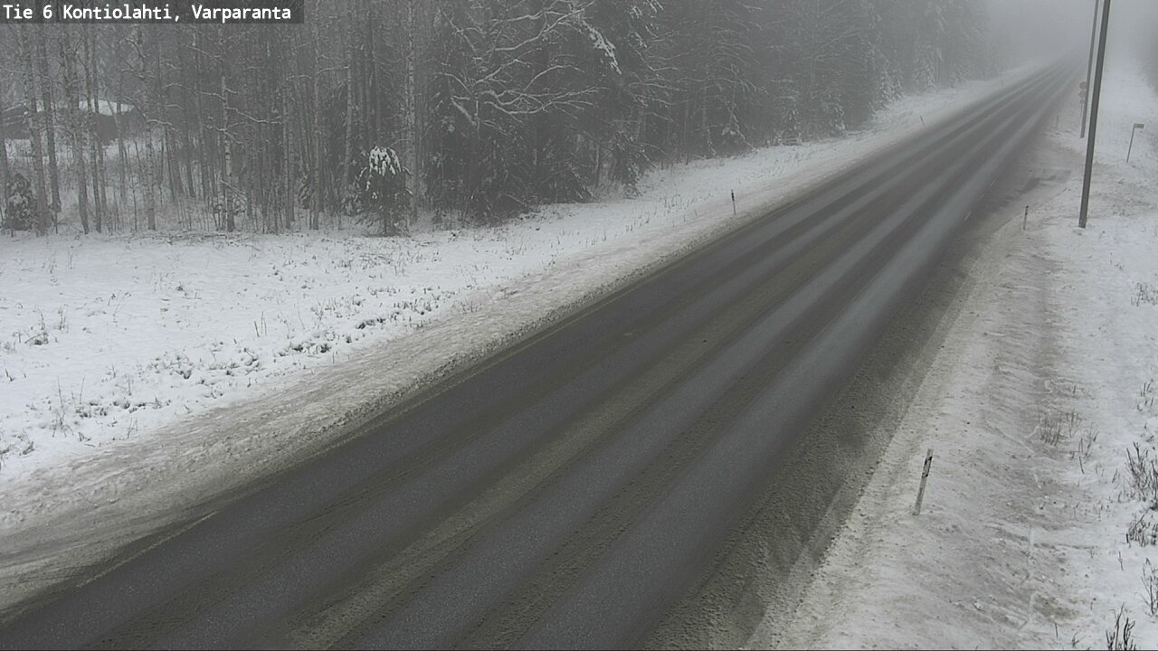 Weather Camera Image Road 6 Kontiolahti, Varparanta, Kontiolahti, Pohjois-Karjala