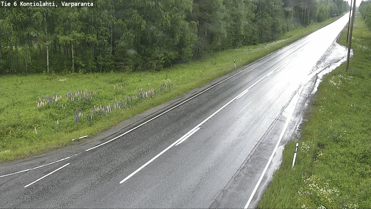 Weather Camera Image Road 6 Kontiolahti, Varparanta, Kontiolahti, Pohjois-Karjala