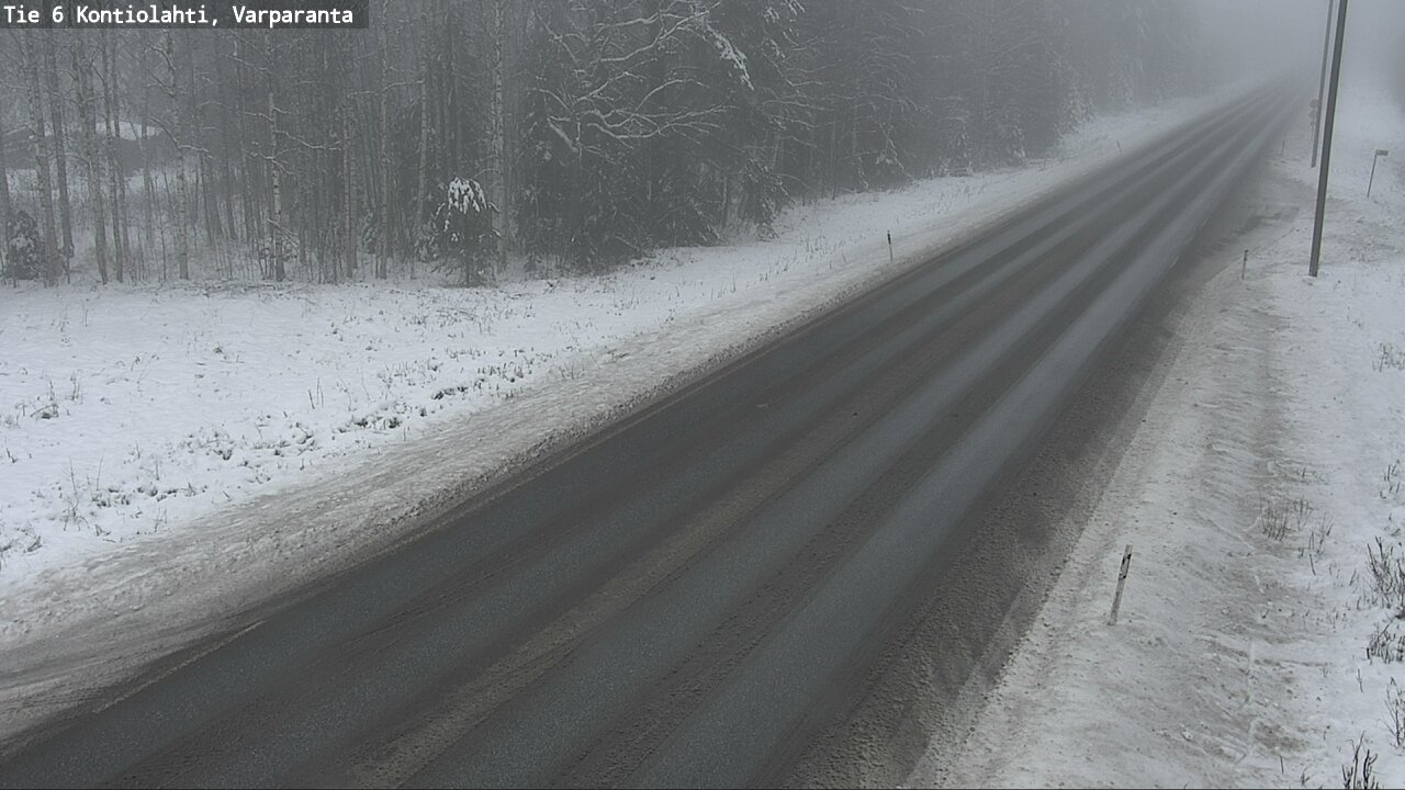 Weather Camera Image Road 6 Kontiolahti, Varparanta, Kontiolahti, Pohjois-Karjala
