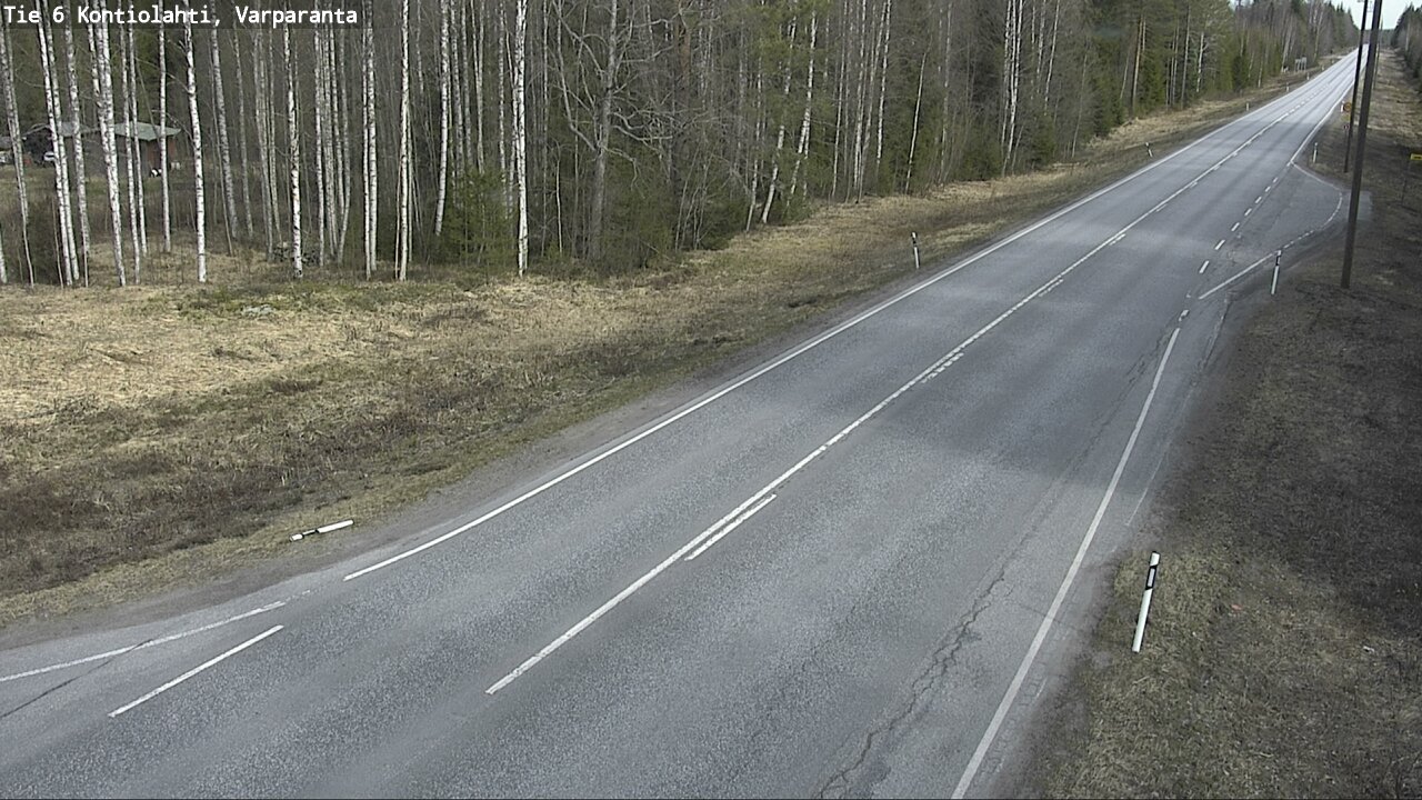 Weather Camera Image Road 6 Kontiolahti, Varparanta, Kontiolahti, Pohjois-Karjala