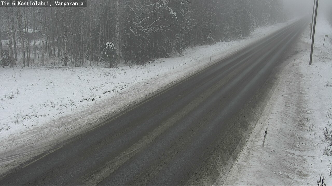 Weather Camera Image Road 6 Kontiolahti, Varparanta, Kontiolahti, Pohjois-Karjala