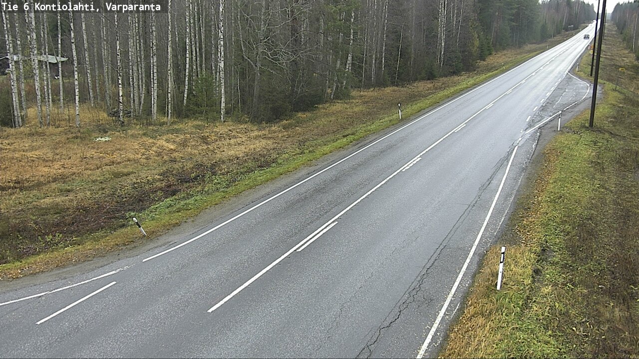 Kelikamerat Kuva Tie 6 Kontiolahti, Varpara, Kontiolahti, Pohjois-Karjala