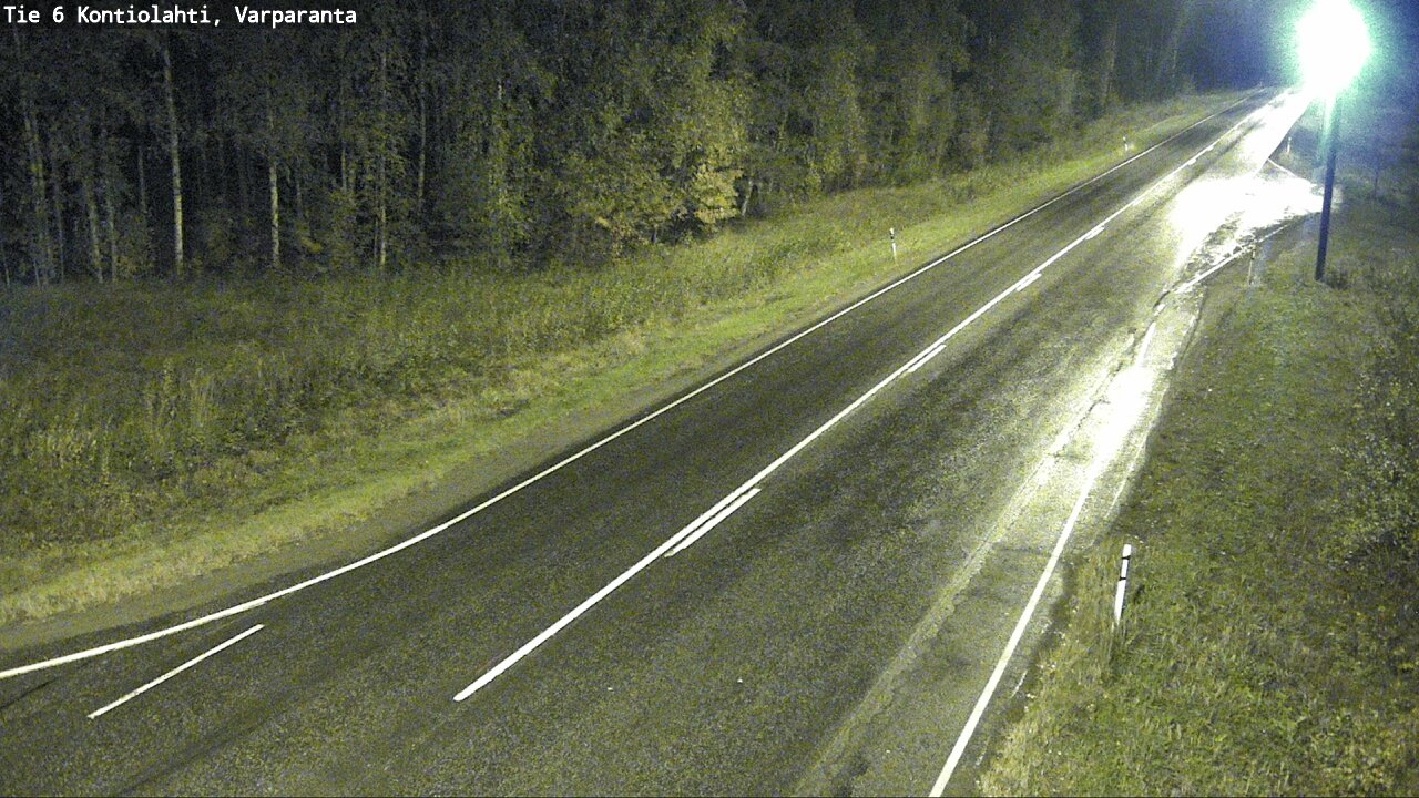 Weather Camera Image Road 6 Kontiolahti, Varparanta, Kontiolahti, Pohjois-Karjala