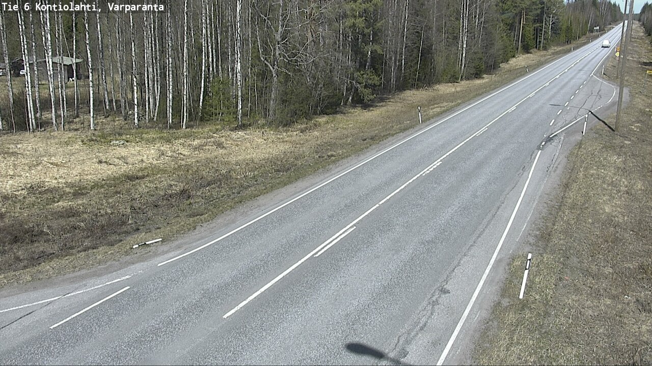 Weather Camera Image Road 6 Kontiolahti, Varparanta, Kontiolahti, Pohjois-Karjala