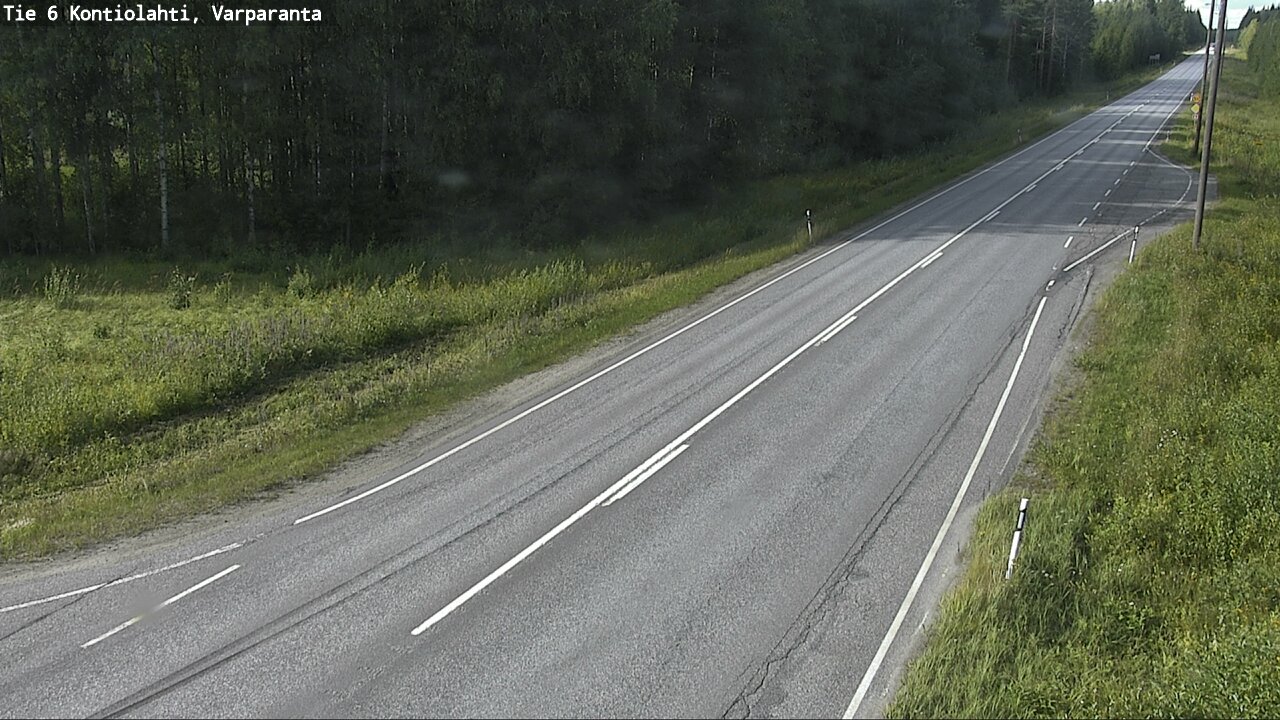 Weather Camera Image Road 6 Kontiolahti, Varparanta, Kontiolahti, Pohjois-Karjala