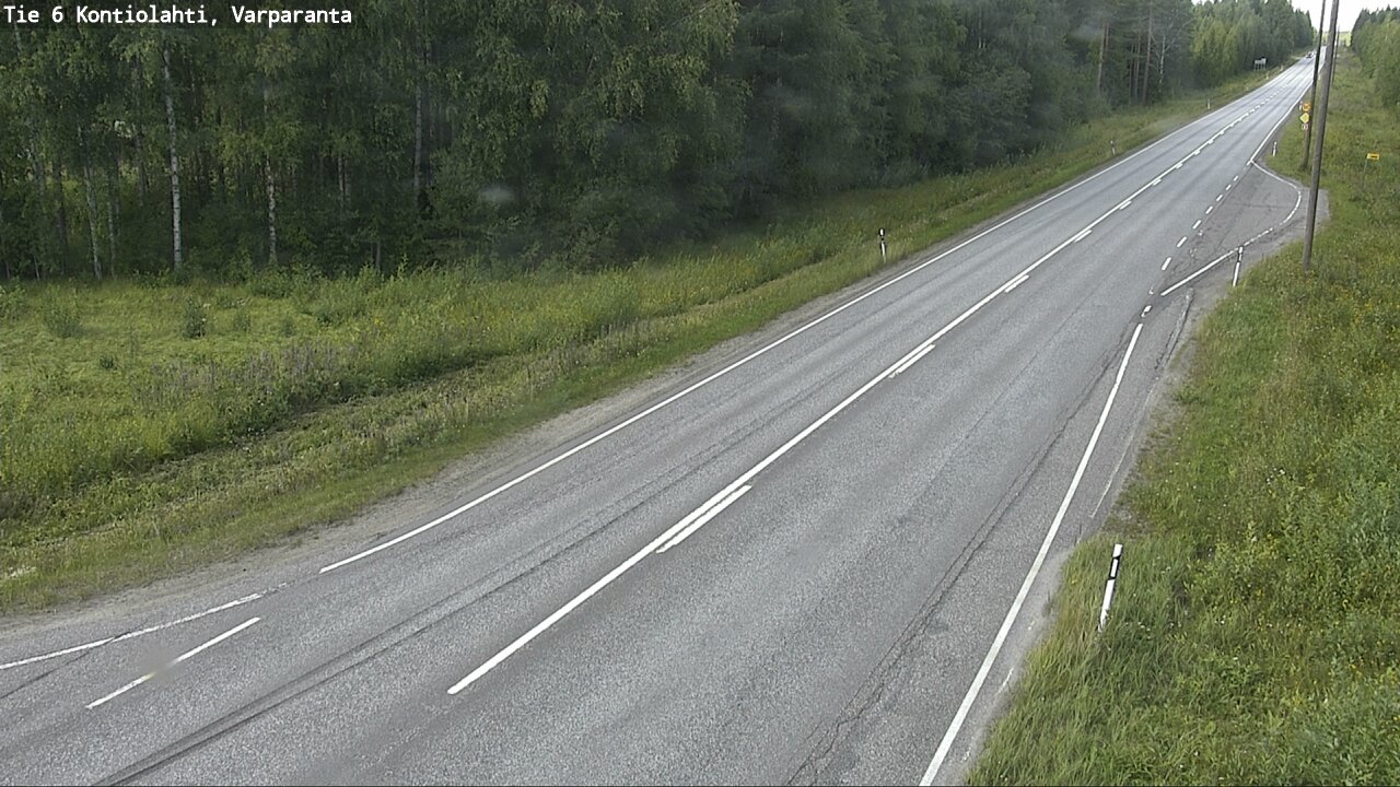 Weather Camera Image Road 6 Kontiolahti, Varparanta, Kontiolahti, Pohjois-Karjala