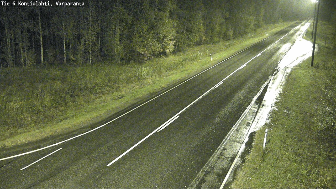 Weather Camera Image Road 6 Kontiolahti, Varparanta, Kontiolahti, Pohjois-Karjala