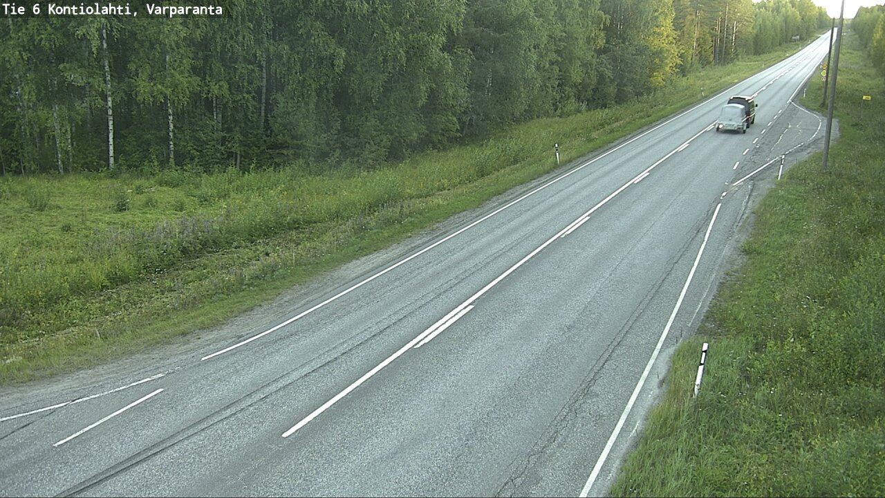 Weather Camera Image Road 6 Kontiolahti, Varparanta, Kontiolahti, Pohjois-Karjala
