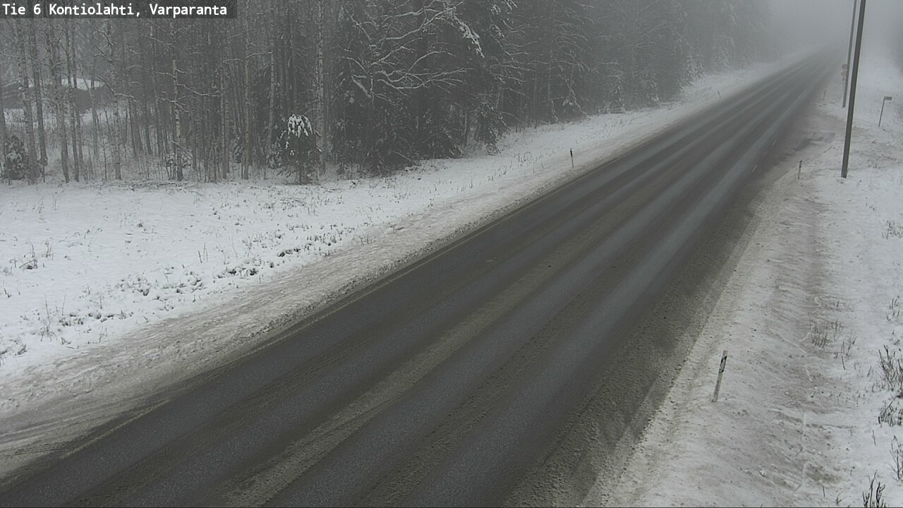 Weather Camera Image Road 6 Kontiolahti, Varparanta, Kontiolahti, Pohjois-Karjala