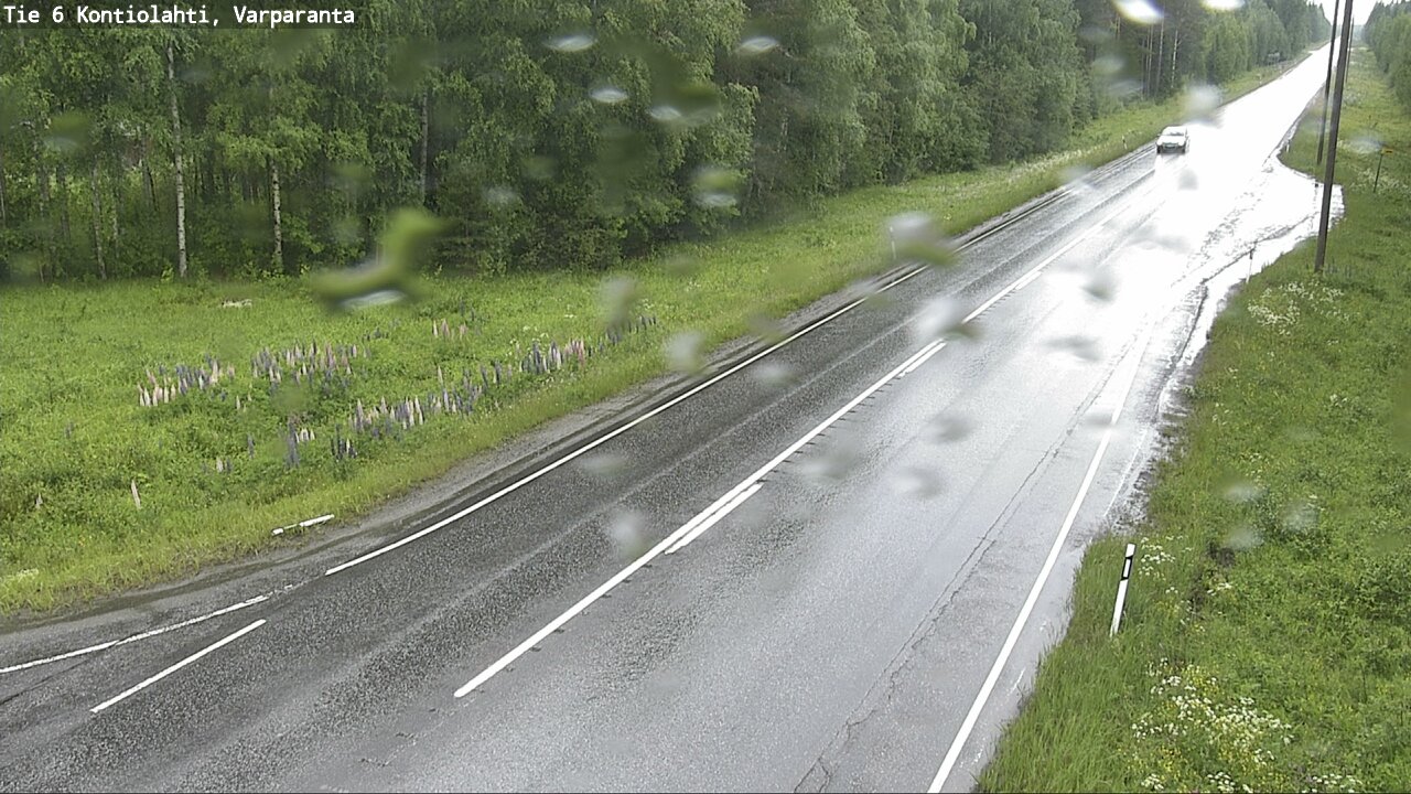 Weather Camera Image Road 6 Kontiolahti, Varparanta, Kontiolahti, Pohjois-Karjala