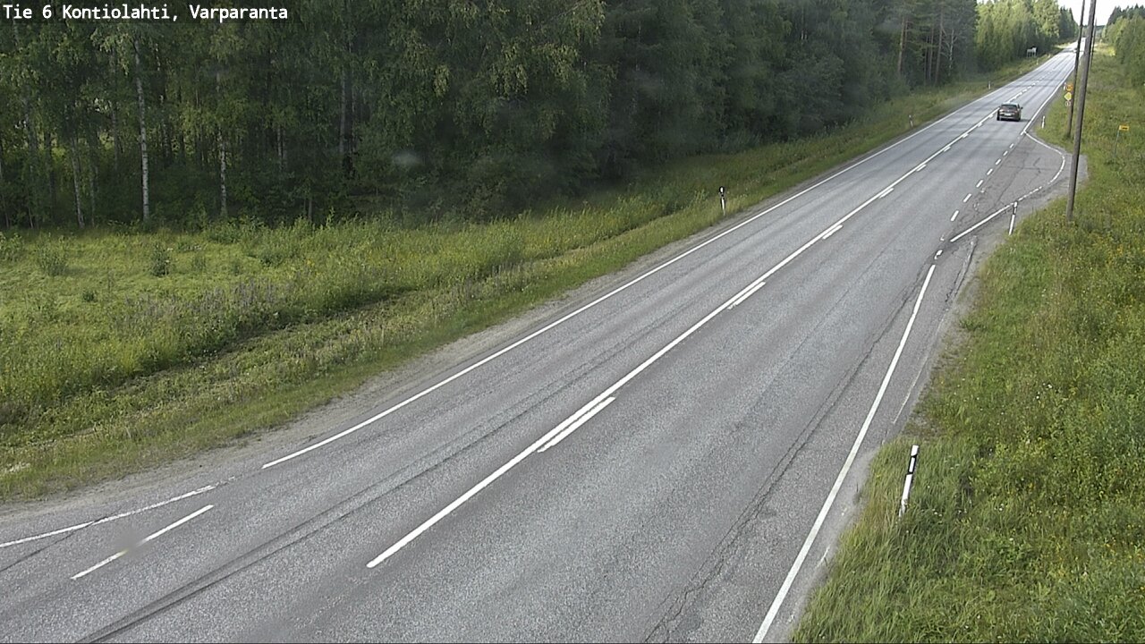 Weather Camera Image Road 6 Kontiolahti, Varparanta, Kontiolahti, Pohjois-Karjala