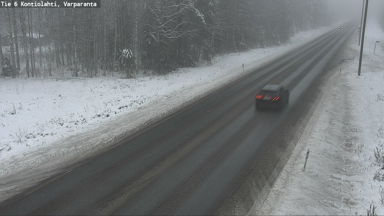Weather Camera Image Road 6 Kontiolahti, Varparanta, Kontiolahti, Pohjois-Karjala