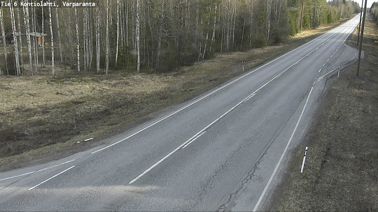 Weather Camera Image Road 6 Kontiolahti, Varparanta, Kontiolahti, Pohjois-Karjala