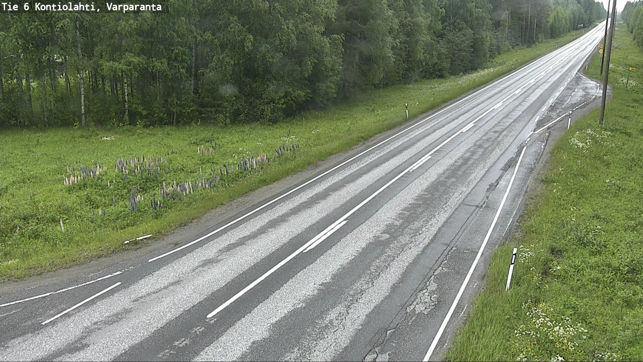 Weather Camera Image Road 6 Kontiolahti, Varparanta, Kontiolahti, Pohjois-Karjala