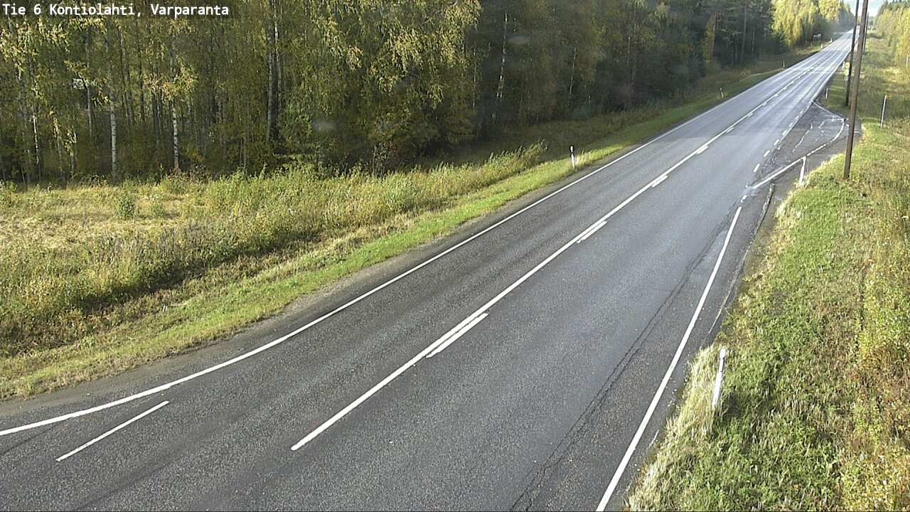 Weather Camera Image Road 6 Kontiolahti, Varparanta, Kontiolahti, Pohjois-Karjala