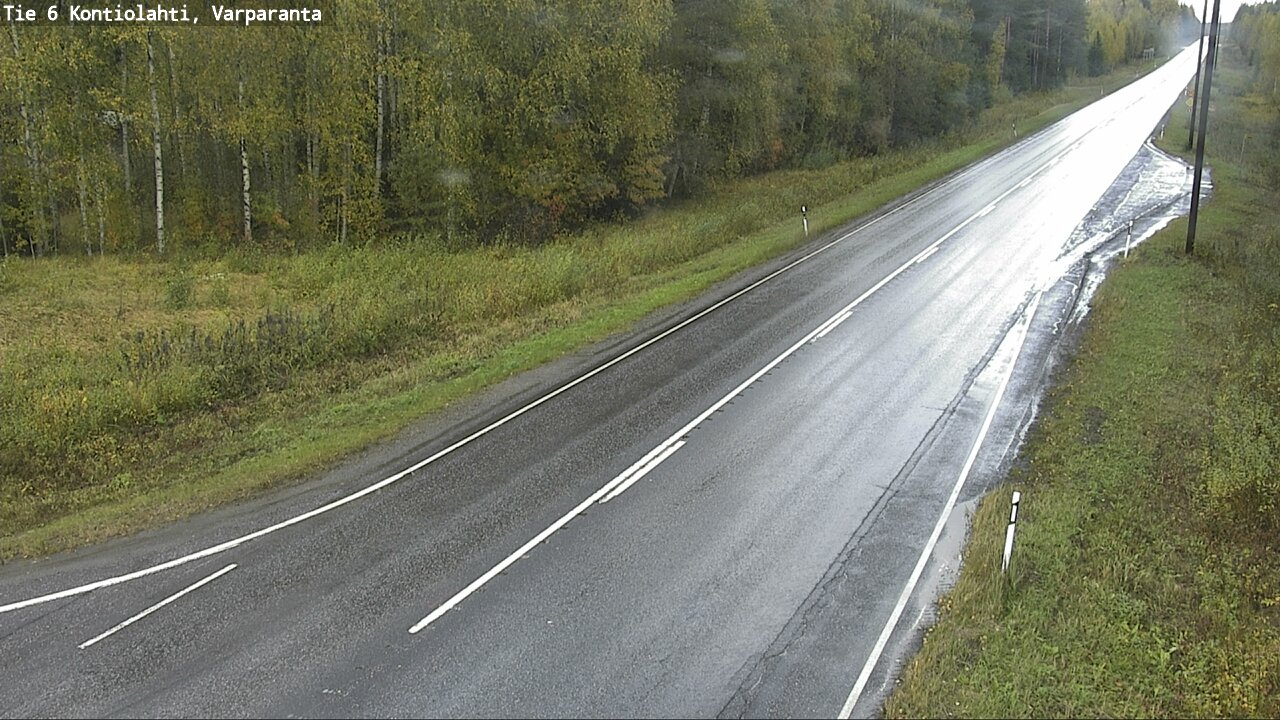 Weather Camera Image Road 6 Kontiolahti, Varparanta, Kontiolahti, Pohjois-Karjala