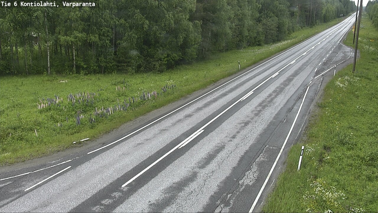 Weather Camera Image Road 6 Kontiolahti, Varparanta, Kontiolahti, Pohjois-Karjala
