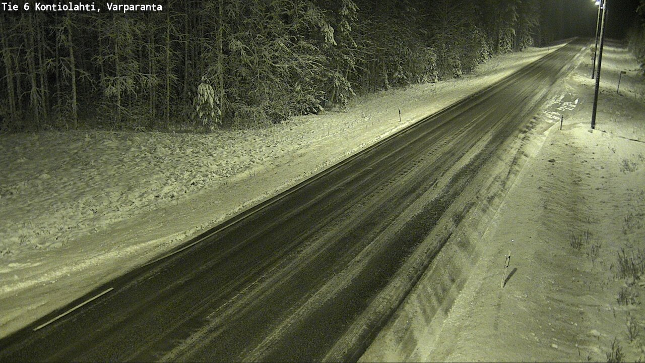 Weather Camera Image Road 6 Kontiolahti, Varparanta, Kontiolahti, Pohjois-Karjala