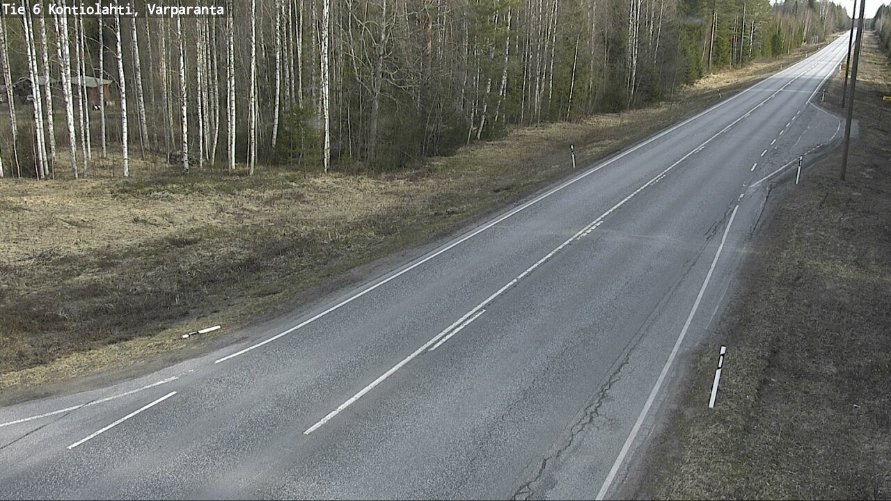 Weather Camera Image Road 6 Kontiolahti, Varparanta, Kontiolahti, Pohjois-Karjala