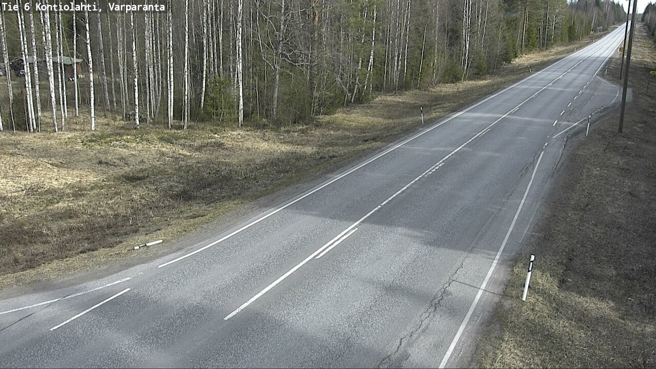 Weather Camera Image Road 6 Kontiolahti, Varparanta, Kontiolahti, Pohjois-Karjala
