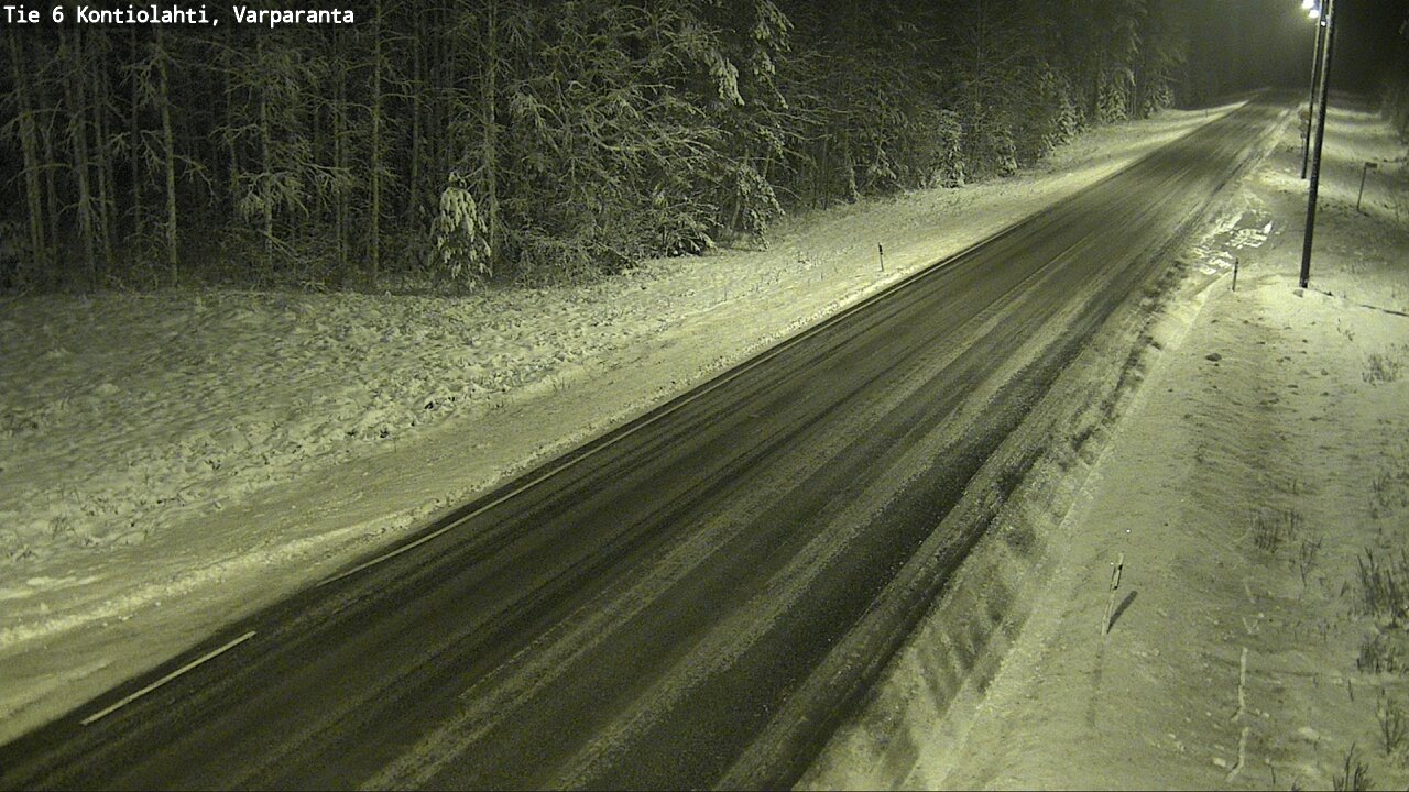 Weather Camera Image Road 6 Kontiolahti, Varparanta, Kontiolahti, Pohjois-Karjala