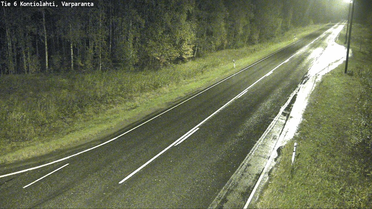 Weather Camera Image Road 6 Kontiolahti, Varparanta, Kontiolahti, Pohjois-Karjala
