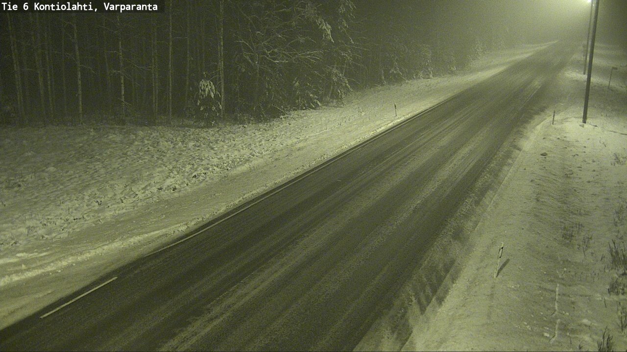 Weather Camera Image Road 6 Kontiolahti, Varparanta, Kontiolahti, Pohjois-Karjala