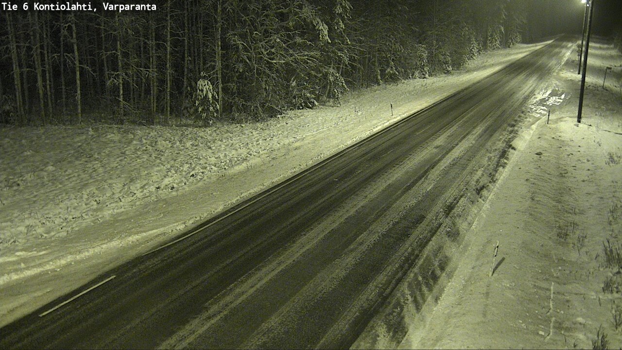 Weather Camera Image Road 6 Kontiolahti, Varparanta, Kontiolahti, Pohjois-Karjala