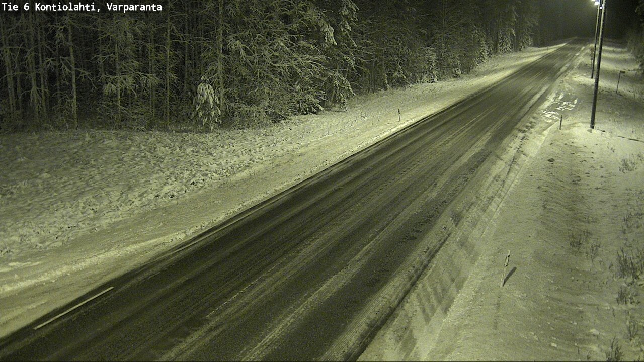 Weather Camera Image Road 6 Kontiolahti, Varparanta, Kontiolahti, Pohjois-Karjala