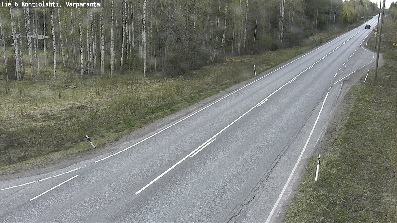 Weather Camera Image Road 6 Kontiolahti, Varparanta, Kontiolahti, Pohjois-Karjala