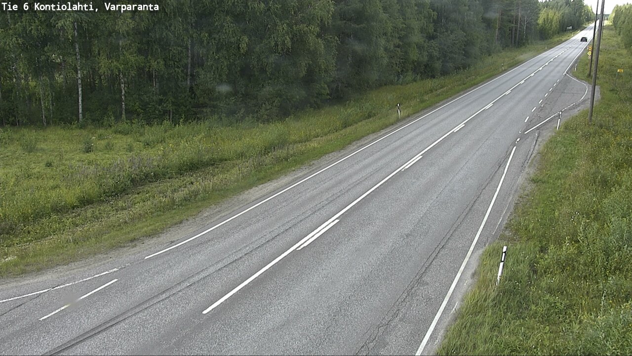 Weather Camera Image Road 6 Kontiolahti, Varparanta, Kontiolahti, Pohjois-Karjala