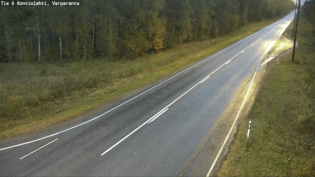Weather Camera Image Road 6 Kontiolahti, Varparanta, Kontiolahti, Pohjois-Karjala