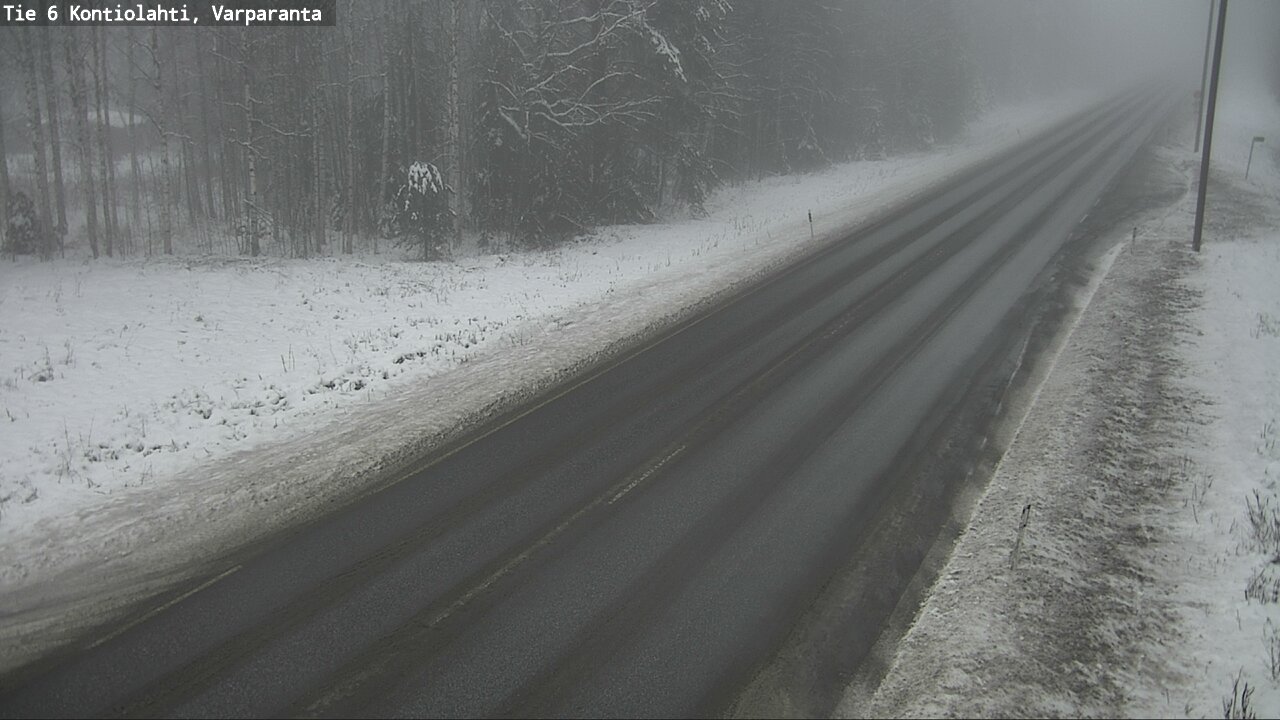 Weather Camera Image Road 6 Kontiolahti, Varparanta, Kontiolahti, Pohjois-Karjala