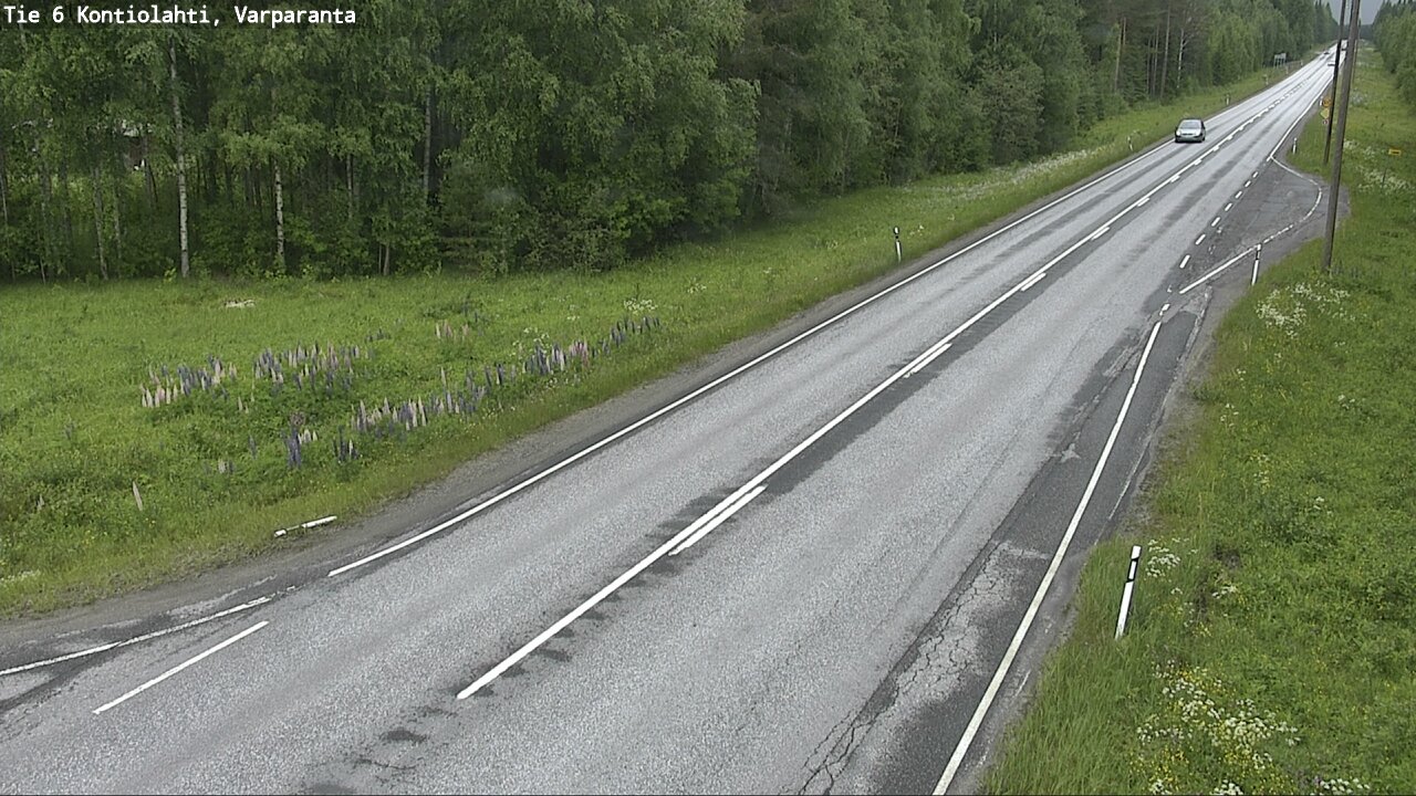 Weather Camera Image Road 6 Kontiolahti, Varparanta, Kontiolahti, Pohjois-Karjala