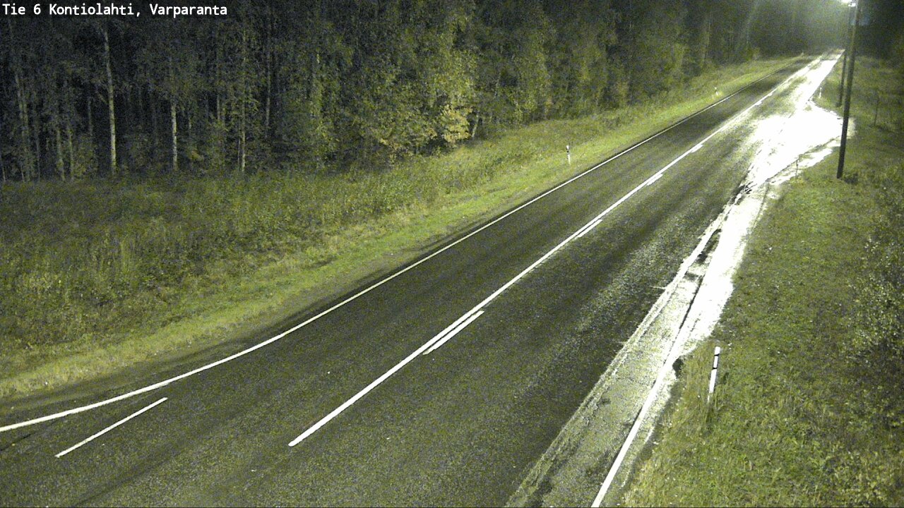Weather Camera Image Road 6 Kontiolahti, Varparanta, Kontiolahti, Pohjois-Karjala