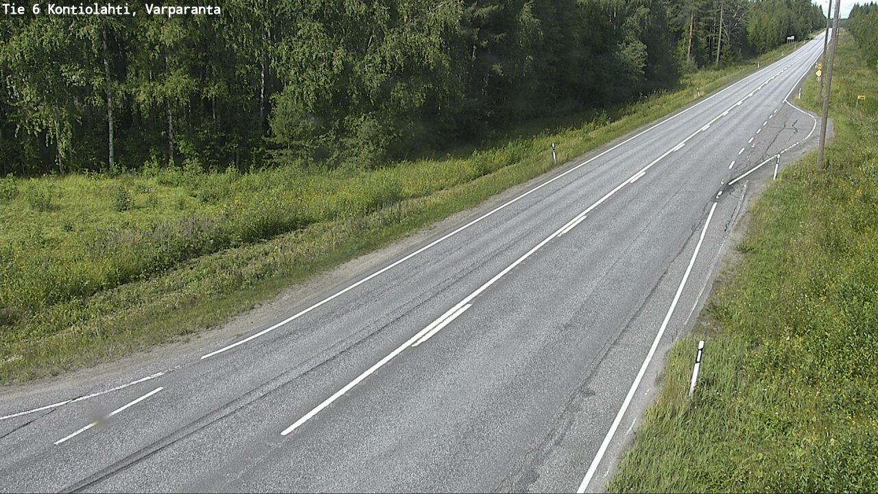 Weather Camera Image Road 6 Kontiolahti, Varparanta, Kontiolahti, Pohjois-Karjala