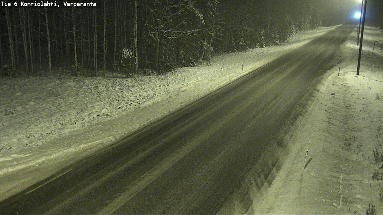 Weather Camera Image Road 6 Kontiolahti, Varparanta, Kontiolahti, Pohjois-Karjala