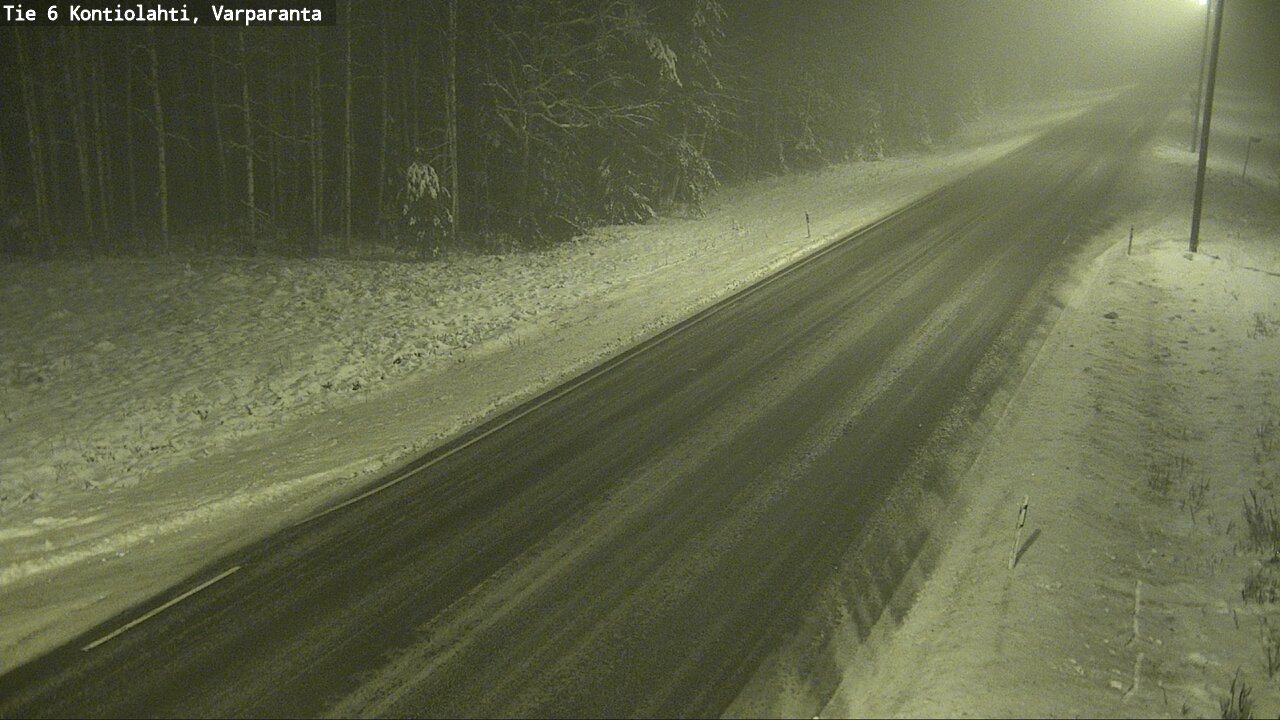 Weather Camera Image Road 6 Kontiolahti, Varparanta, Kontiolahti, Pohjois-Karjala