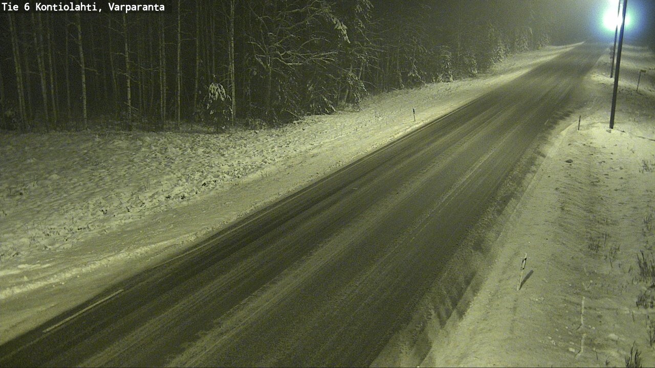 Weather Camera Image Road 6 Kontiolahti, Varparanta, Kontiolahti, Pohjois-Karjala