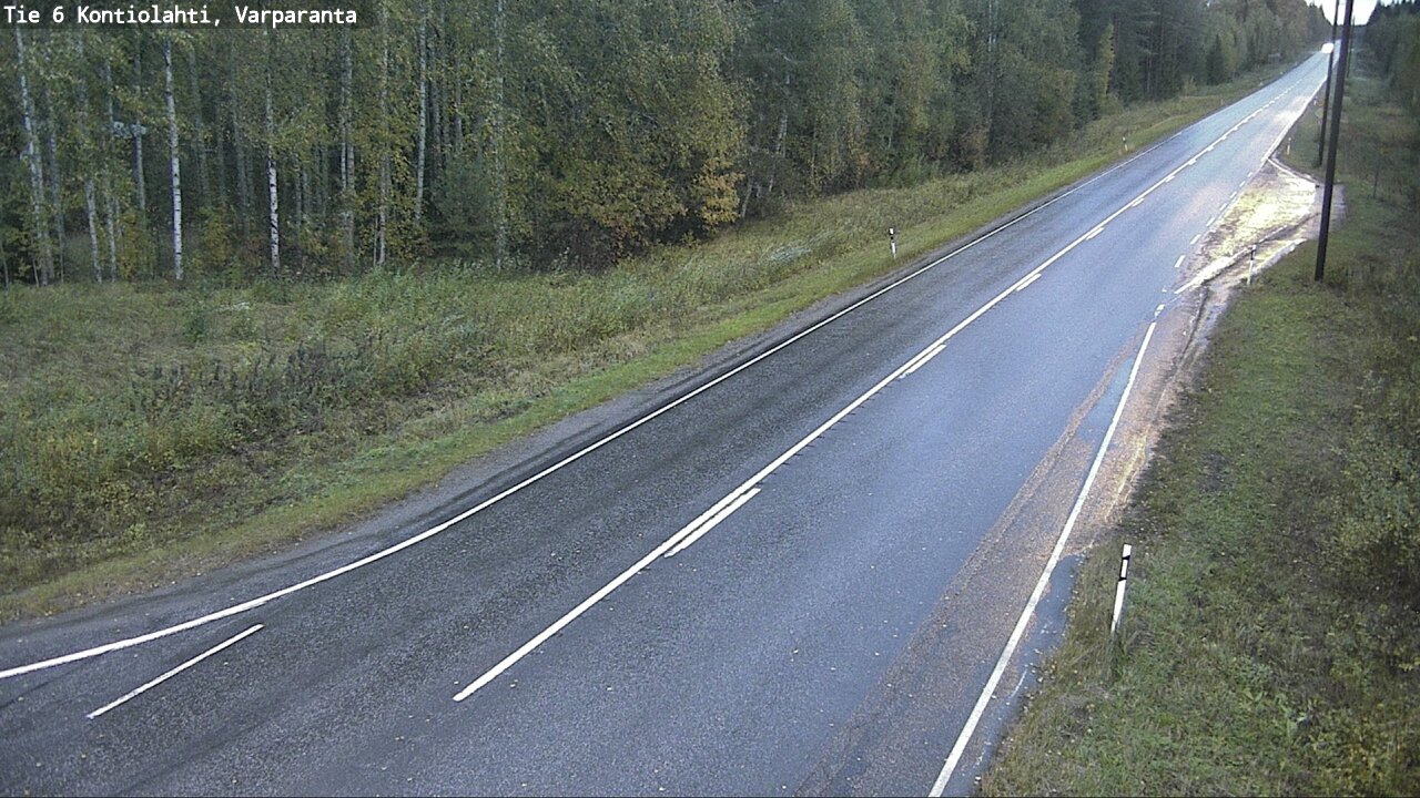 Weather Camera Image Road 6 Kontiolahti, Varparanta, Kontiolahti, Pohjois-Karjala