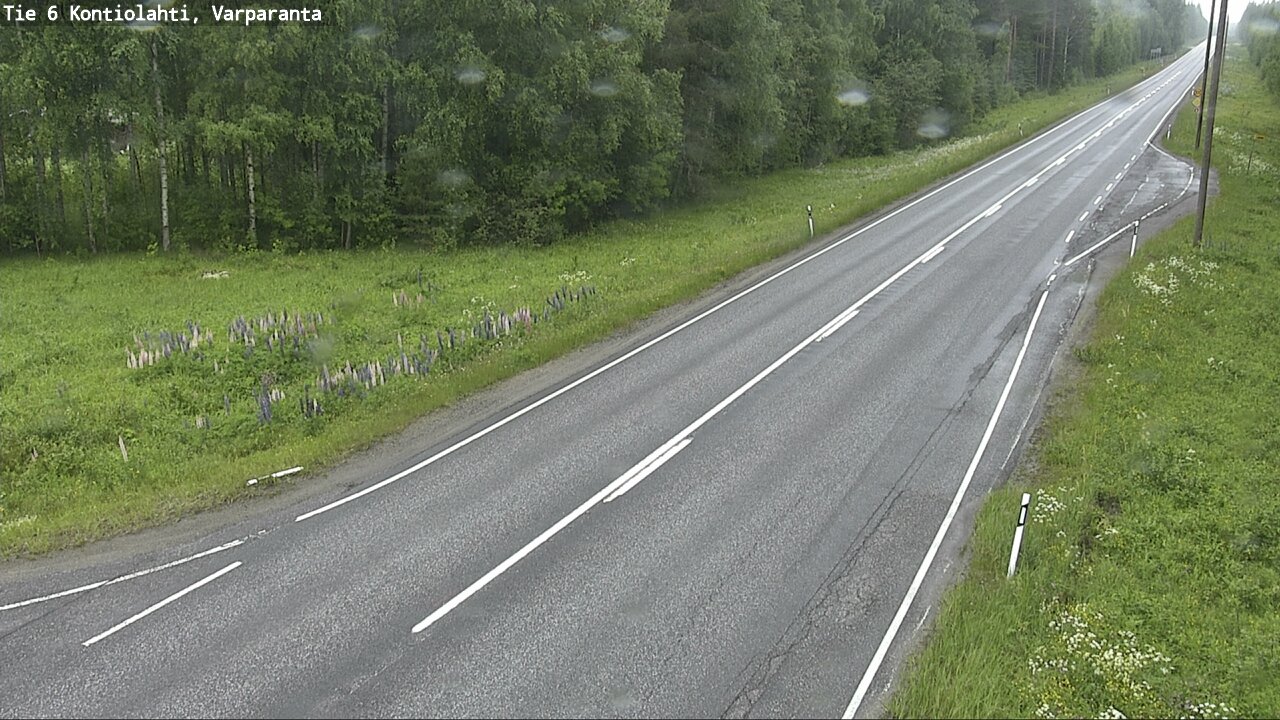 Weather Camera Image Road 6 Kontiolahti, Varparanta, Kontiolahti, Pohjois-Karjala