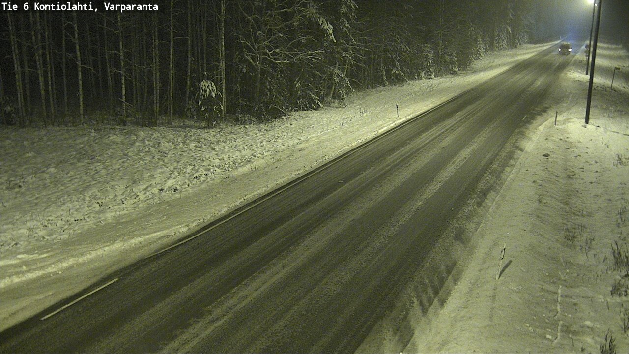 Weather Camera Image Road 6 Kontiolahti, Varparanta, Kontiolahti, Pohjois-Karjala