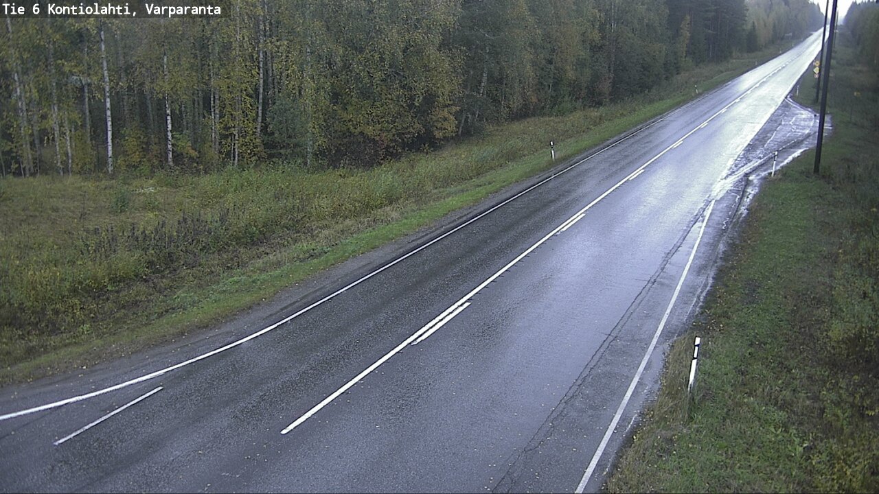 Weather Camera Image Road 6 Kontiolahti, Varparanta, Kontiolahti, Pohjois-Karjala